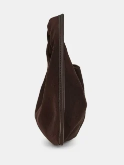 Clothing-Source Unknown Vida Suede Mini Tote Bag, Cocoa