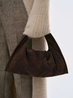 Clothing-Source Unknown Vida Suede Mini Tote Bag, Cocoa