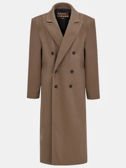 Clothing-Source Unknown Wallis Oversized Grandpa Coat, Latte
