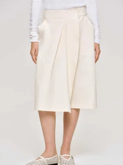 Bottoms-Source Unknown Wrapped Cotton Shorts, Almond