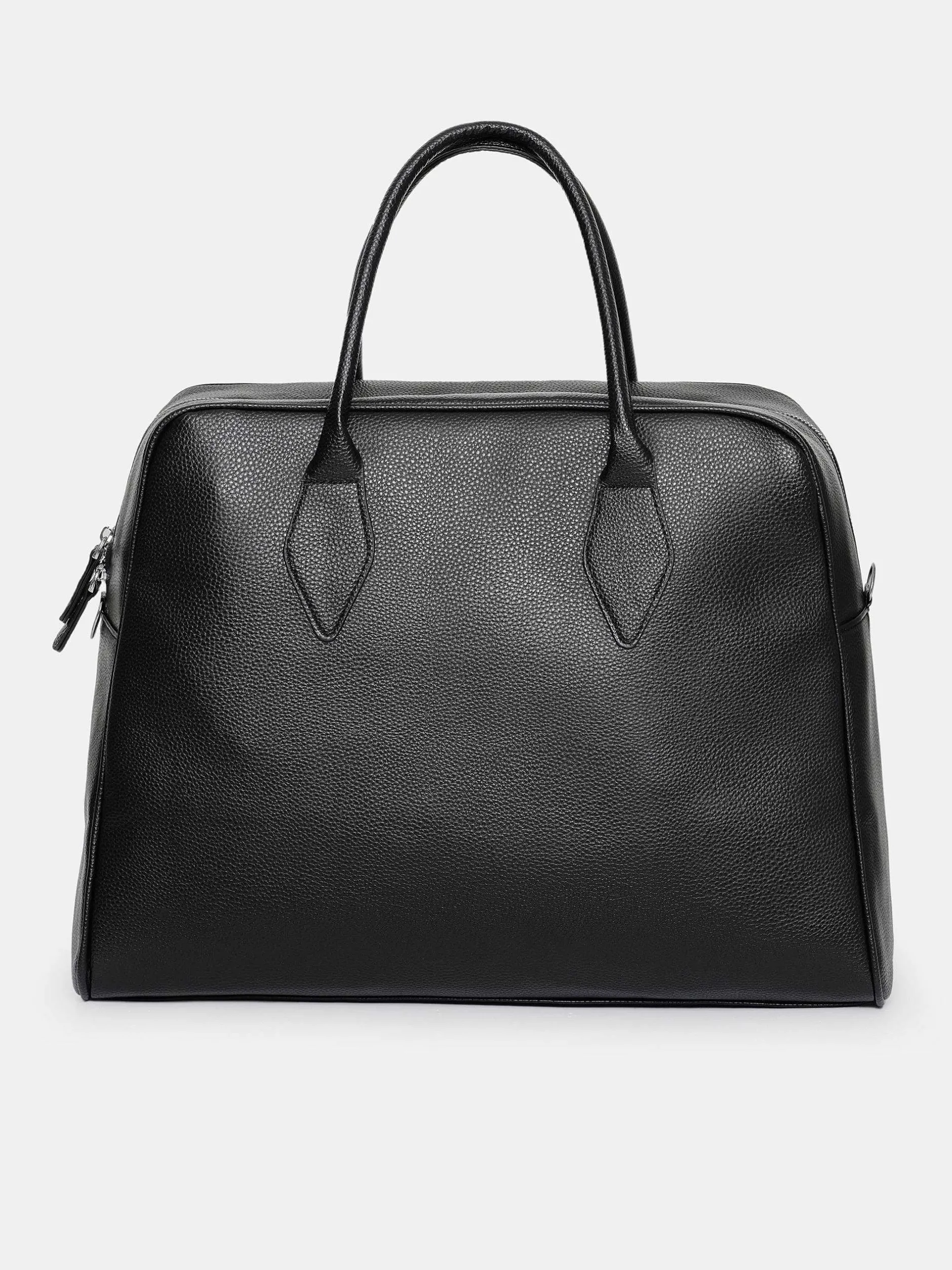 Shoes & Bags-Source Unknown Xlarge Weekender Faux-Leather Bag, Black