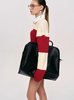 Shoes & Bags-Source Unknown Xlarge Weekender Faux-Leather Bag, Black