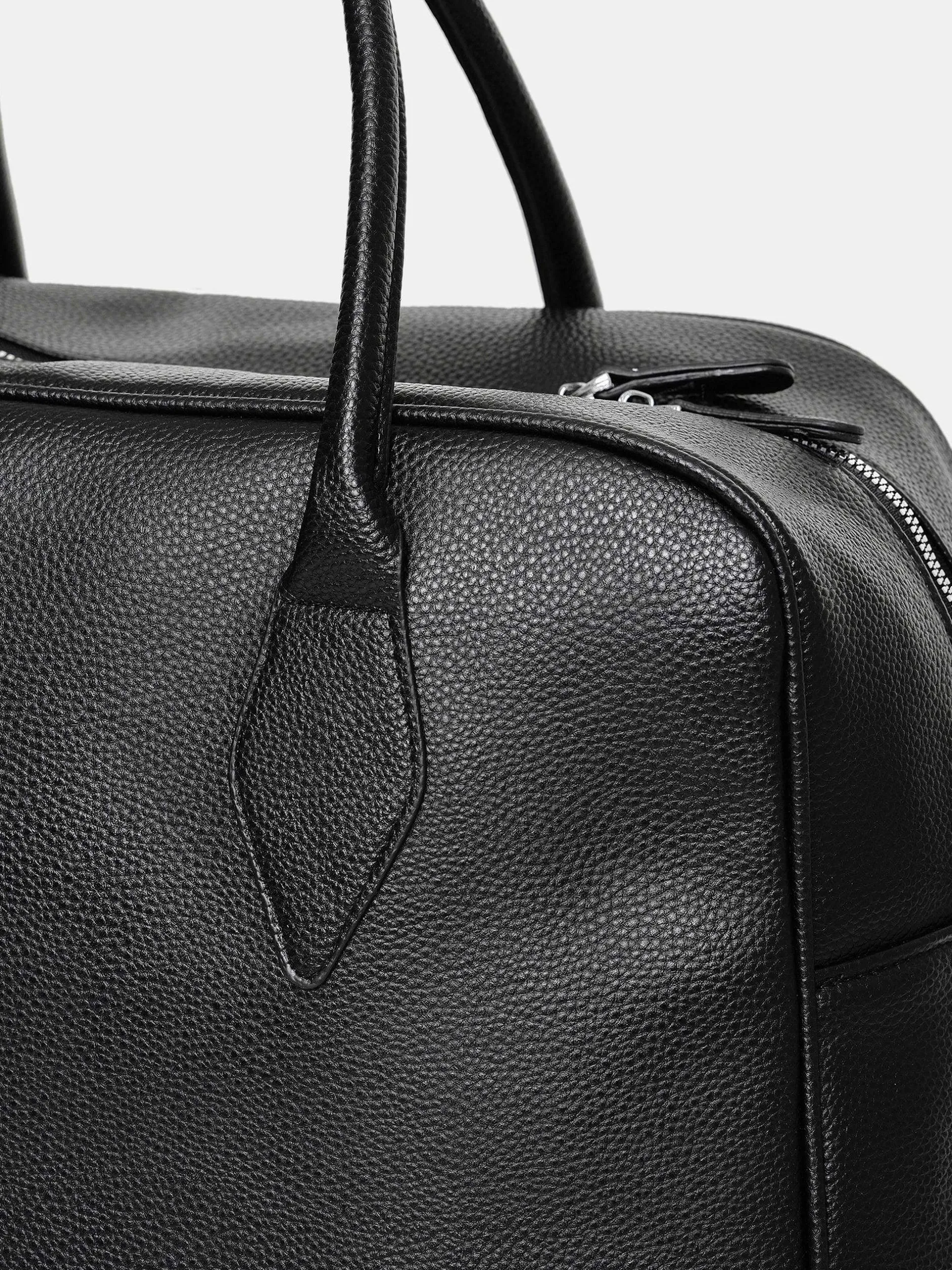 Shoes & Bags-Source Unknown Xlarge Weekender Faux-Leather Bag, Black