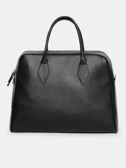 Clothing-Source Unknown Xlarge Weekender Faux-Leather Bag, Black